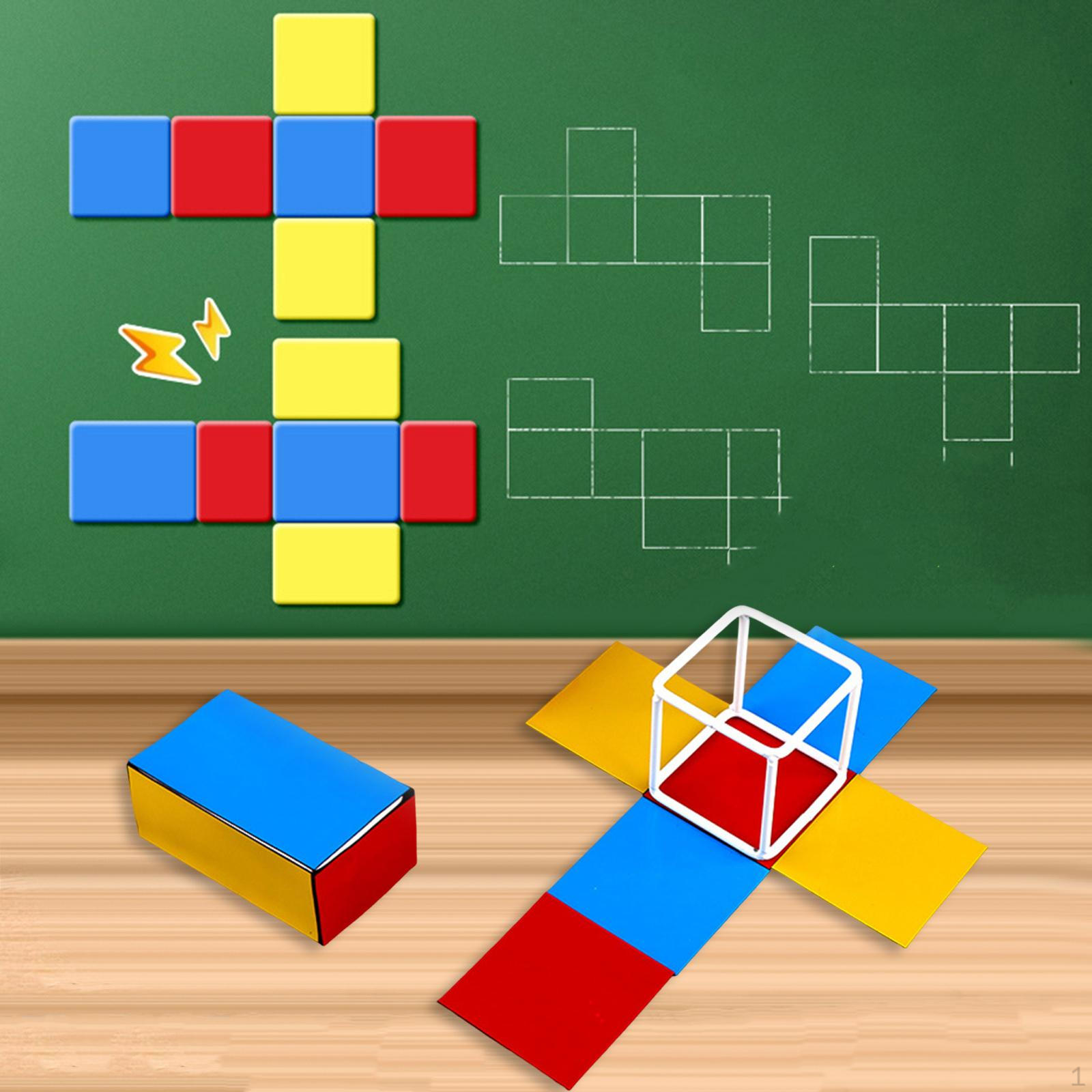 

2x Блоки геометрических фигур для школьных принадлежностей, студенческих, домашних занятий, большие Small