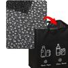 Foldable Storage Bag–Holds 65 Bottles,Durable Polyester–Waste Organizer for Kitchen,Home&Office – Laundry & Dirty Clothes Basket
