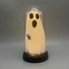 Halloween Ghost Decoration Lighted Ghost in Glass Dome Cloche Cute