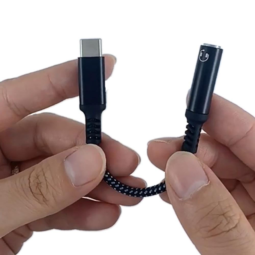 USB Type C Headphone Adapter Cable 3.5 Jack Audio Cable Type-c 3 5 Jack Audio Cable HiFi Digital Decoding