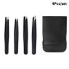 4Pcs Tweezers Set Professional Makeup Tools Stainless Steel Tweezers For Eyebrows For Facial Hair And Ingrown Hair Removal