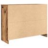 Sideboard with Drawer Rustic Wood Look 101 x 35 x 76 cm Engineered Wood