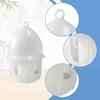 Pigeon Water Feeder Thickened Large Capacity Hanging Design Drinker Drinking Station for Chicken Dove Quail Parrot White