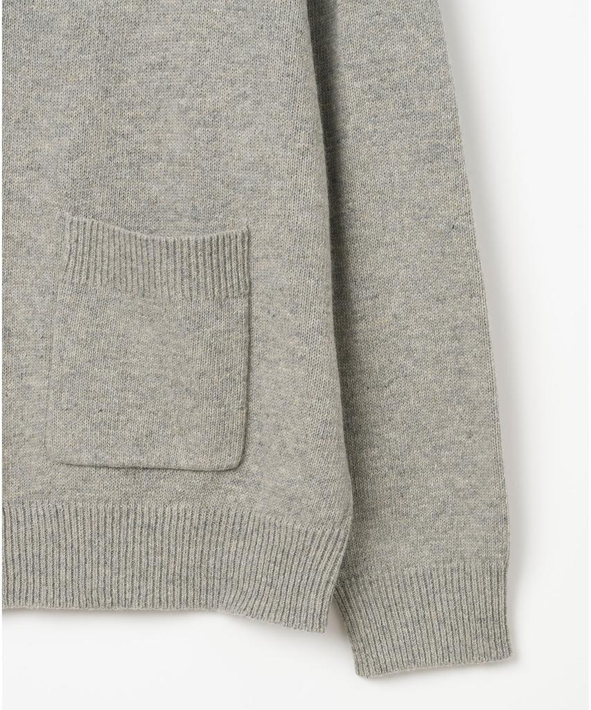 Millo Archive Monument Round Cardigan [Melange Gray]