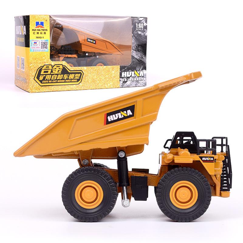 AAZX1 1: 60 simulation alloy mining dump truck/roller engineering vehicle model parent-child puzzle toy advanced collection