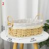 Woven Storage Bin Large Capacity Organiser Basket For Toy Cosmetics Jewelry Book Small Items Living Room Bedroom Dresser