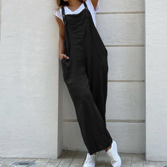 Γυναικεία Ολόσωμη Φόρμα Άνετη Εφαρμογή Τιράντα Μονόχρωμη Γυναικεία Σαλόπετα Κάμι Ρομπέρ Μπαγκί Ολόσωμη Φόρμα για Καθημερινή Χρήση