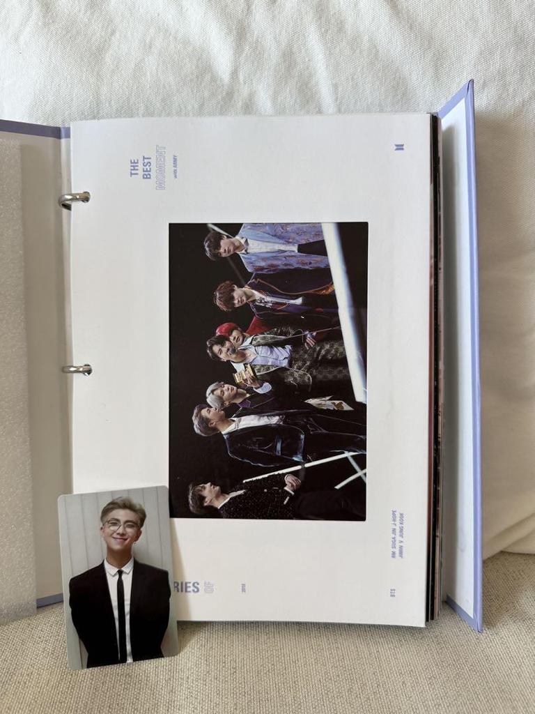 [USED] BTS MEMORIES 2018 with Photocard: RM Blu-ray