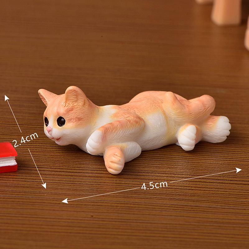 

Kawaii Миниатюрный Кот Украшение Сад Статуэтка Котенок Подарочные Миниатюры Кот Котенок Семья Кошка Декоративные Фигурки Милые Поделки
