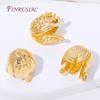 18K Gold Plated Tulip Bead Caps Large Flower End Caps For Jewelry Making DIY Bracelet Necklace Findings,Earring Accessories