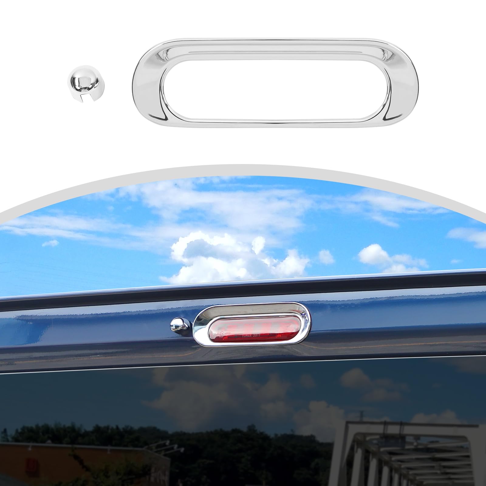 

ANTC Brake Light Decoration for Suzuki Jimny Stop Lamp Cover ABS Stylish Car Easy 2ps High-Position JB64/JB74 (Suzuki Jimny) - High-Mount Decoration,