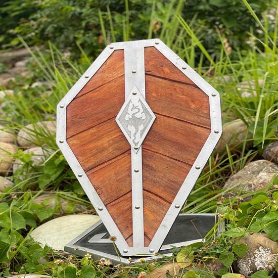 45.72 cm Templar Wooden Shield Norse Mythology Valhalla Viking Shield Uthentic Battleworn Heater Shield Best Gift For Him