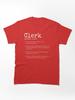 Clerks Clerk Definition in white Classic T-Shirt