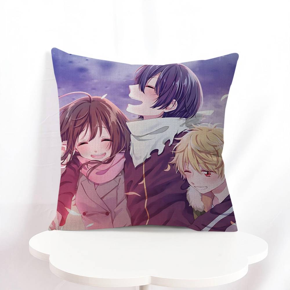 

Anime N-Noragami Maple Design Cushion Cover Happy Autumn Harvest Decor Holiday Decorati Pillow Cover 16x16Inch