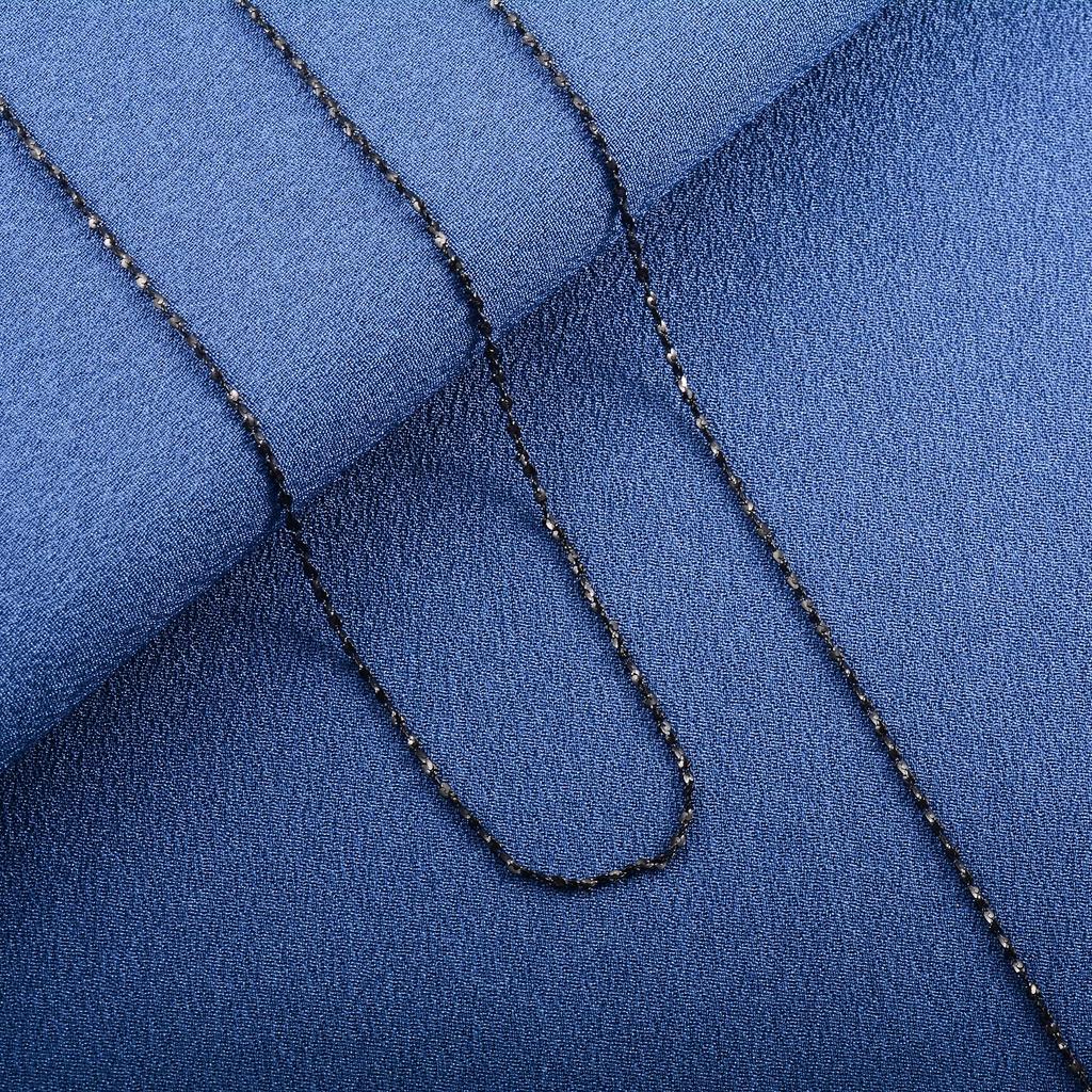 Dainty Women Necklace Glitter Cable Chain Stainless Steel Jewelry Accessories On Neck Collar for Ladies Choker DIY Gift