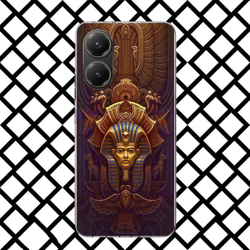 Egypt Nefertiti Anubis Pharaoh Phone Case for Xiaomi Poco F7 Ultra X7 X6 X5 Pro X4 Gt M8 M7 Redmi 15 15C 13 13C 12 12C Soft Cove