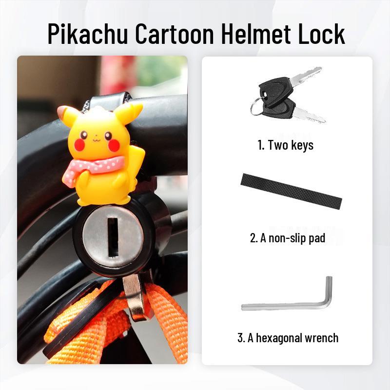 Anti-Theft Electric Bike Helmet Lock - Pry-Proof Fixed Hook for Bicycles