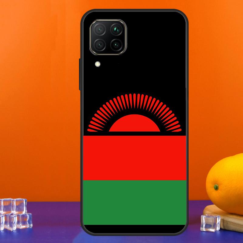 Malawi Flag For Huawei Nova 12s 12i 11i 8i 9 10 SE Y91 Y90 Y60 Y70 Y72 Y61 P20 P40 Lite P30 P60 Pro Case