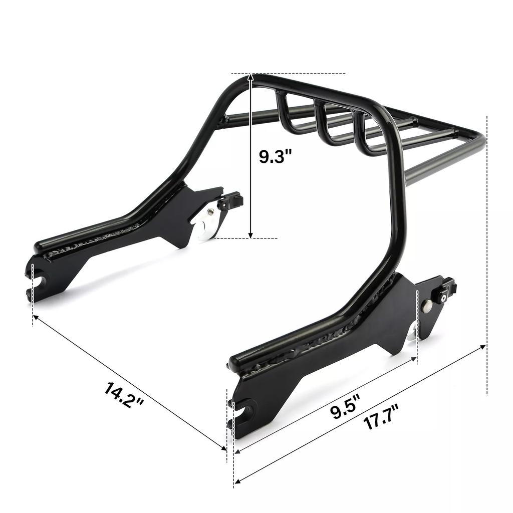 Motorcycle Two-Up Luggage Rack For Harley Breakout FXBRS Fat Boy FLFBS 2018-2024