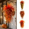 Elegant Artificial Flowers for Home Fall Plants Hanging, UV-Resistant Faux Flowers, Decorative Seasons Trailing Vines Autumn Porch Front Door