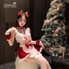 New Sexy Lingerie, Sexy Christmas Dress, Role-Playing Sweet Suit, Pajamas For Women, No Need To Undress, Passion 6422