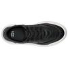 UGG Leather Round Toe Thick Sole Shoes Women Shoes Bright-White Black 1133970-BBGW
