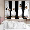 1PC Penguins Dventure K-pop Music Group Tapestry Accessories for Bedroom,Livingroom, Dormitory Room Wall Decor Fan Birthday Gifts