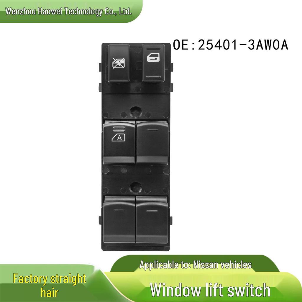 Nissan Electric Window Lifter Switch Control Assembly - Model 25401-3AW0A