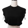 New Cotton Fake Collar Detachable Solid Color Turtleneck Turtleneck Sleeveless False Collar Clothes Accessory
