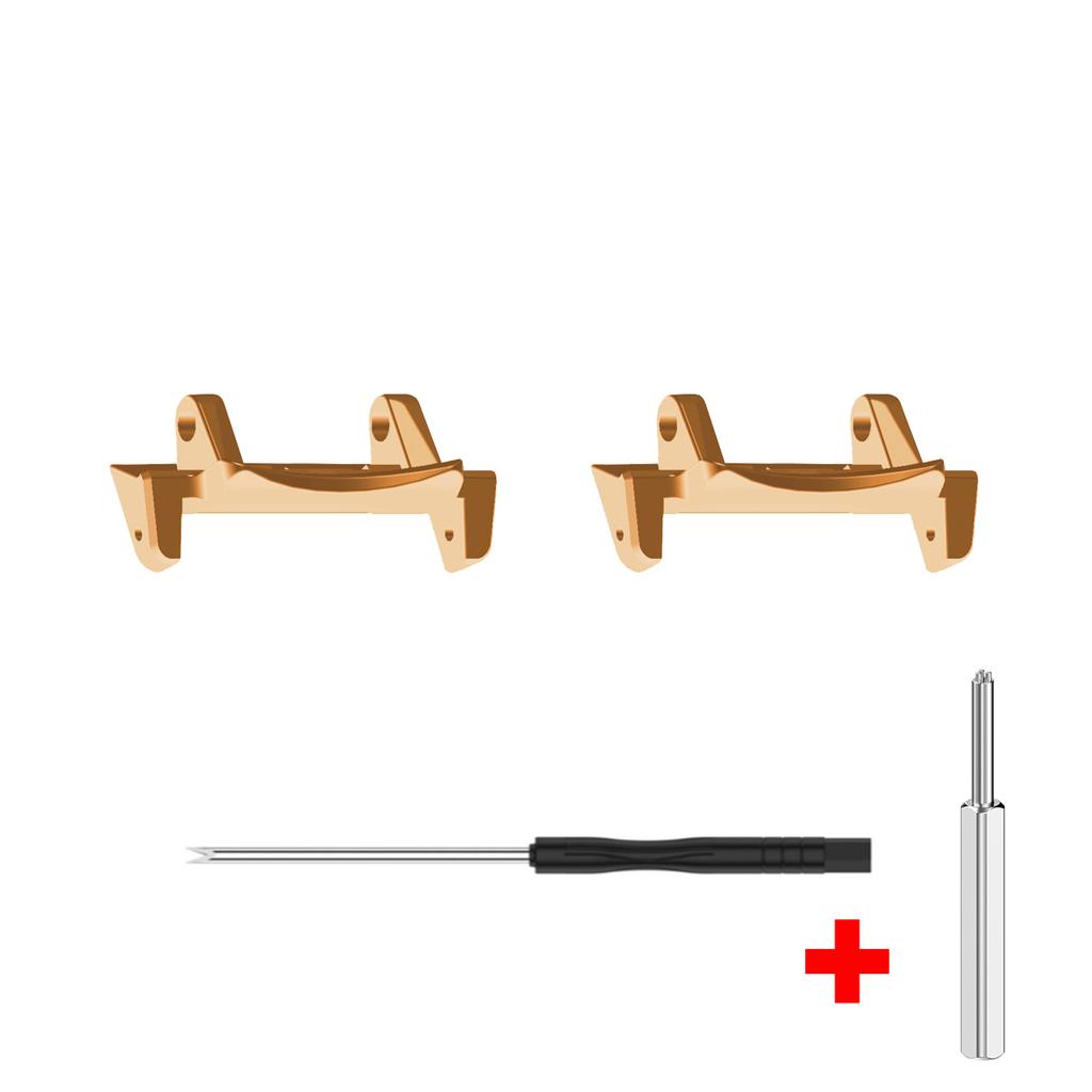 Metal Watch Band Adapter/ Clasp/ Connector for AMAZFIT T-Rex 3 Smartwatch Comes with Remove Screwdriver Smartwatch Accessories