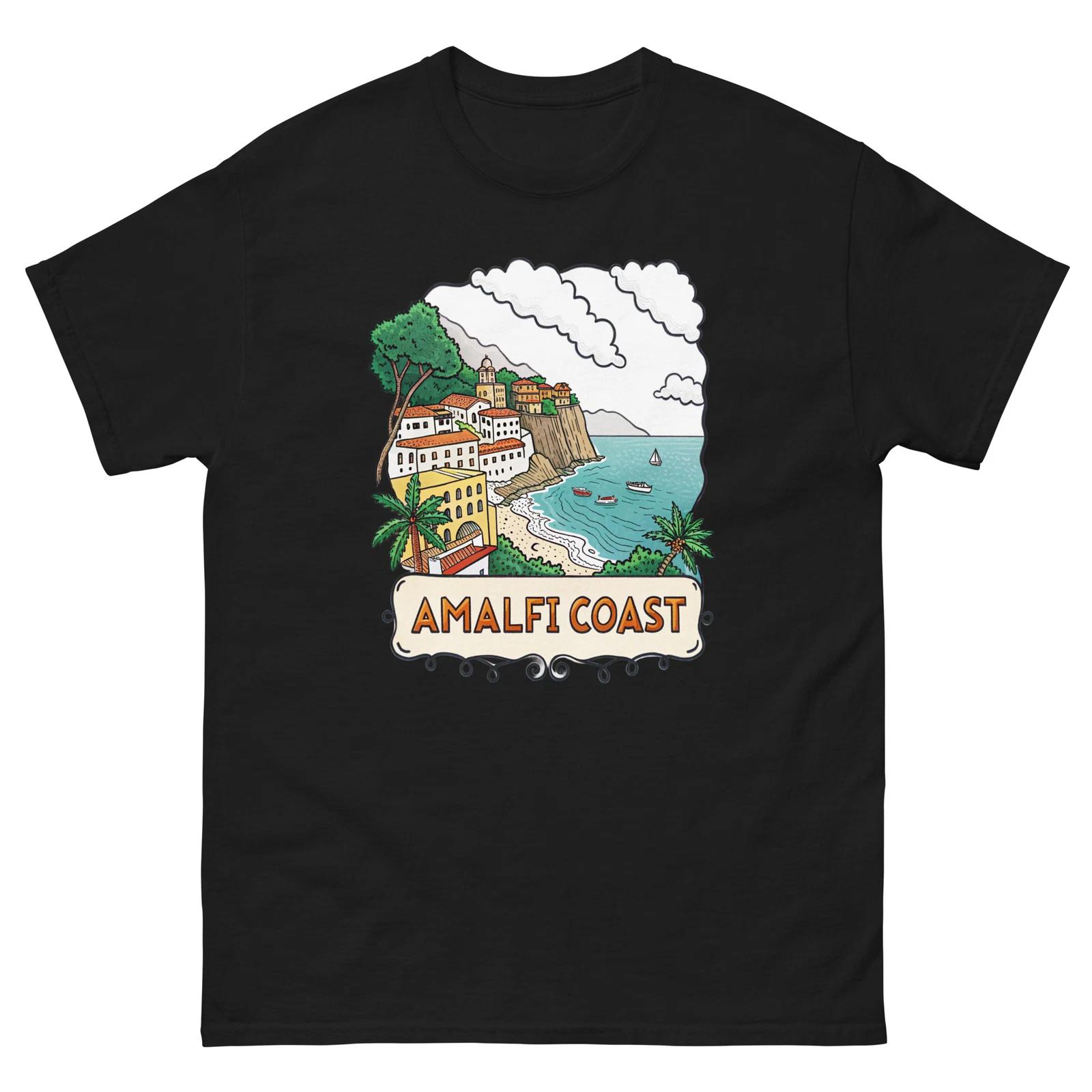 Amalfi Coast Attraction Landmark Travel T-Shirt 2XL