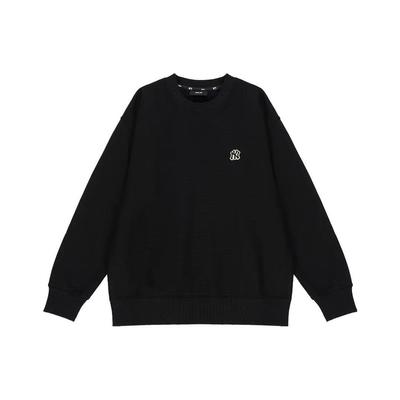 MLB Sweatshirts Unisex Black Crew Neck Moderate Regular 3AMTB0124-50BKS