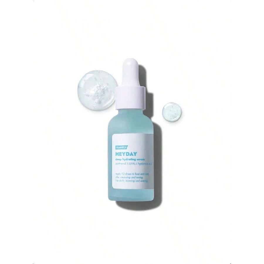 FRANKLY Heyday Serum - 30ml | 1.125% Panthenol, Hyaluronic Acid Complex For Intense Deep Moisture, Radiant Complexion Boost | Vegan, Anti-Aging