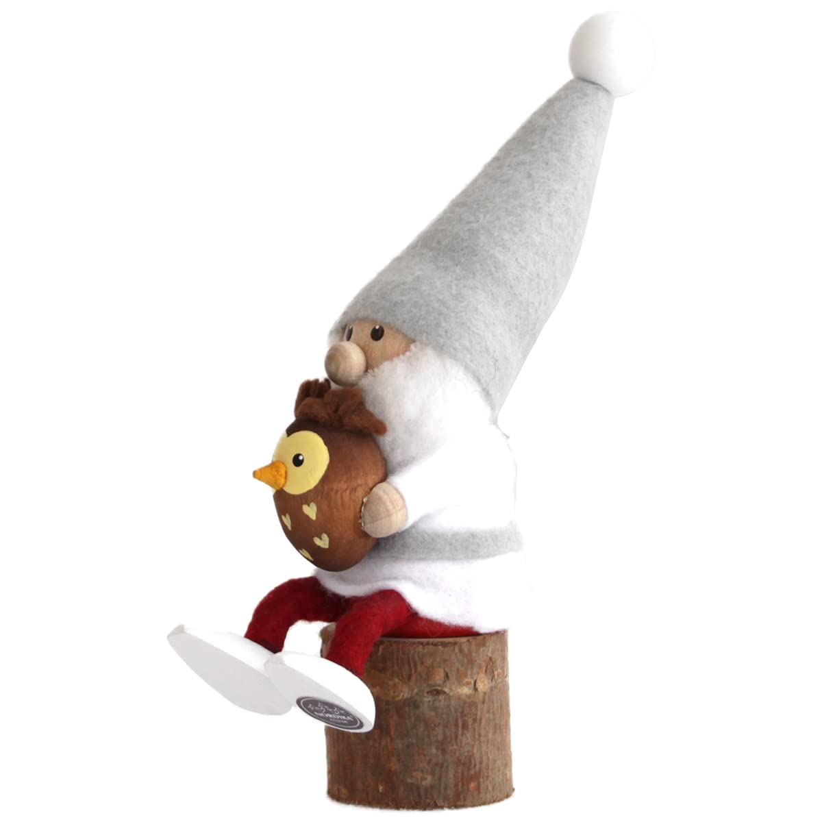 

NORDIKA nisse Рождественский Деревянный Санта с Поленом Кукла, Сова,