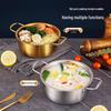 Stainless Steel Korean Style Ramen Pot with Lid