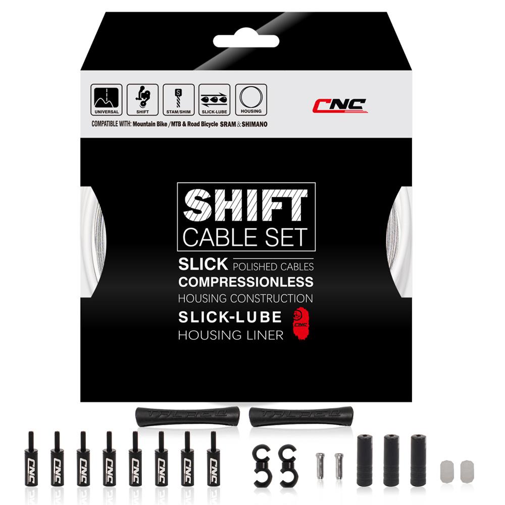 CNC Shifter Cable MTB Road Bike Universal Bicycle Shift Gear Cable Inner Wire Housing Set For Shimano SRAM bicycle accessories Shift Cable White