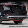 Universal Rear Diffuser Exhaust Tip for Mercedes GLE-Class W167 GLE63 (19 Models)