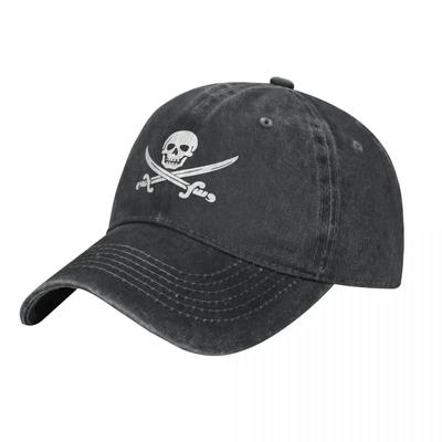 Pirate Skull Cross Swords Cowboy Hat Custom Hat Uv Protection Solar Hat Caps Women Men's