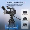 SmallRig AD14 Carbon Fiber Video Max Fluid Head with To Tilt Compact Travel Folded Product 5441 Heavy-Duty Tripod, 185cm, 22.5lbs (10kg) Load, +85°