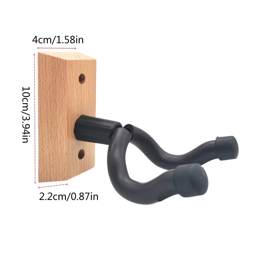 Guitar Wall Hangers Holder Display Stand U-Shaped Guitar Hook Non-slip Display Rack Wall Ukulele Guitar Storage Rack
