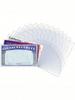Medicare Protector Sleeves Clear PVC Waterproof Medical/ Card /Social Security Card Protector - Clear Vinyl Plastic Covers