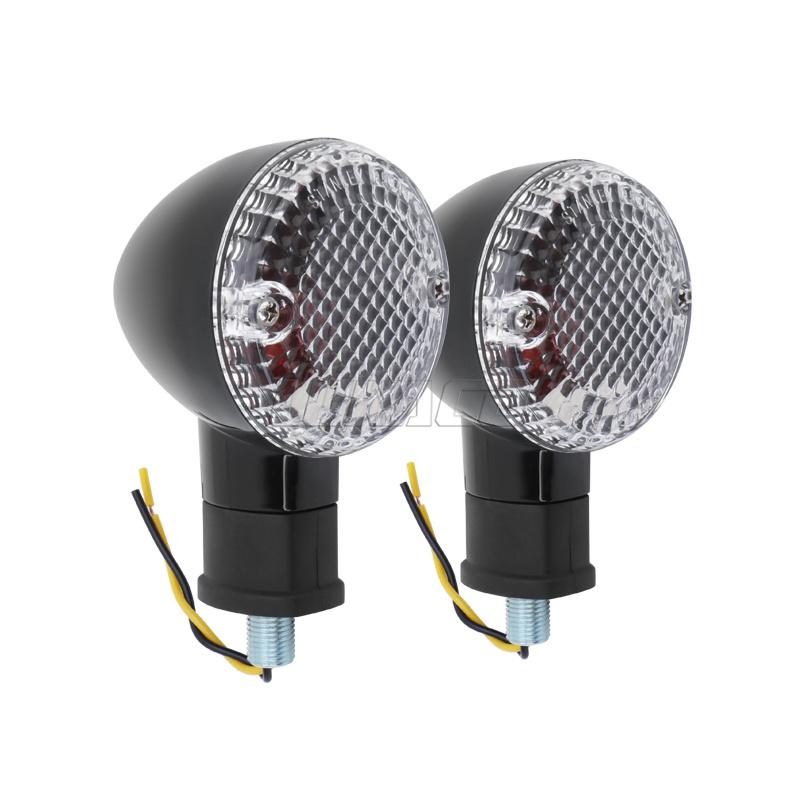

2Pcs Motorcycle Front Rear Turn Signal Light Flasher Retro Indicator Lamp Blinker For Yamaha Bolt XV950 XV 950 R/C Spec 14-18