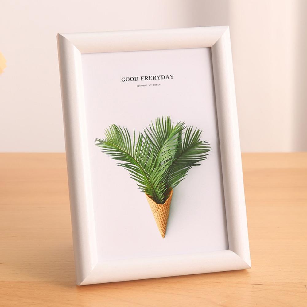 Circular Wood Picture Frame Stand Multicolor Picture Display Frame Simple Photo Frame  Gift