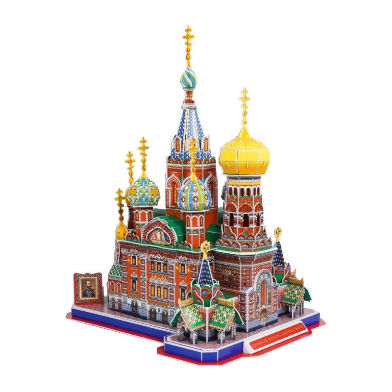 Historical Architectural Display Model Cathedral/Tower Bridge Building Set for Adults Office Home Decors Collectibles