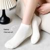 Women's Breathable Summer Boat Socks - Lightweight, Sweat-Absorbent, Deodorant Solid Color Short Socks for Sports