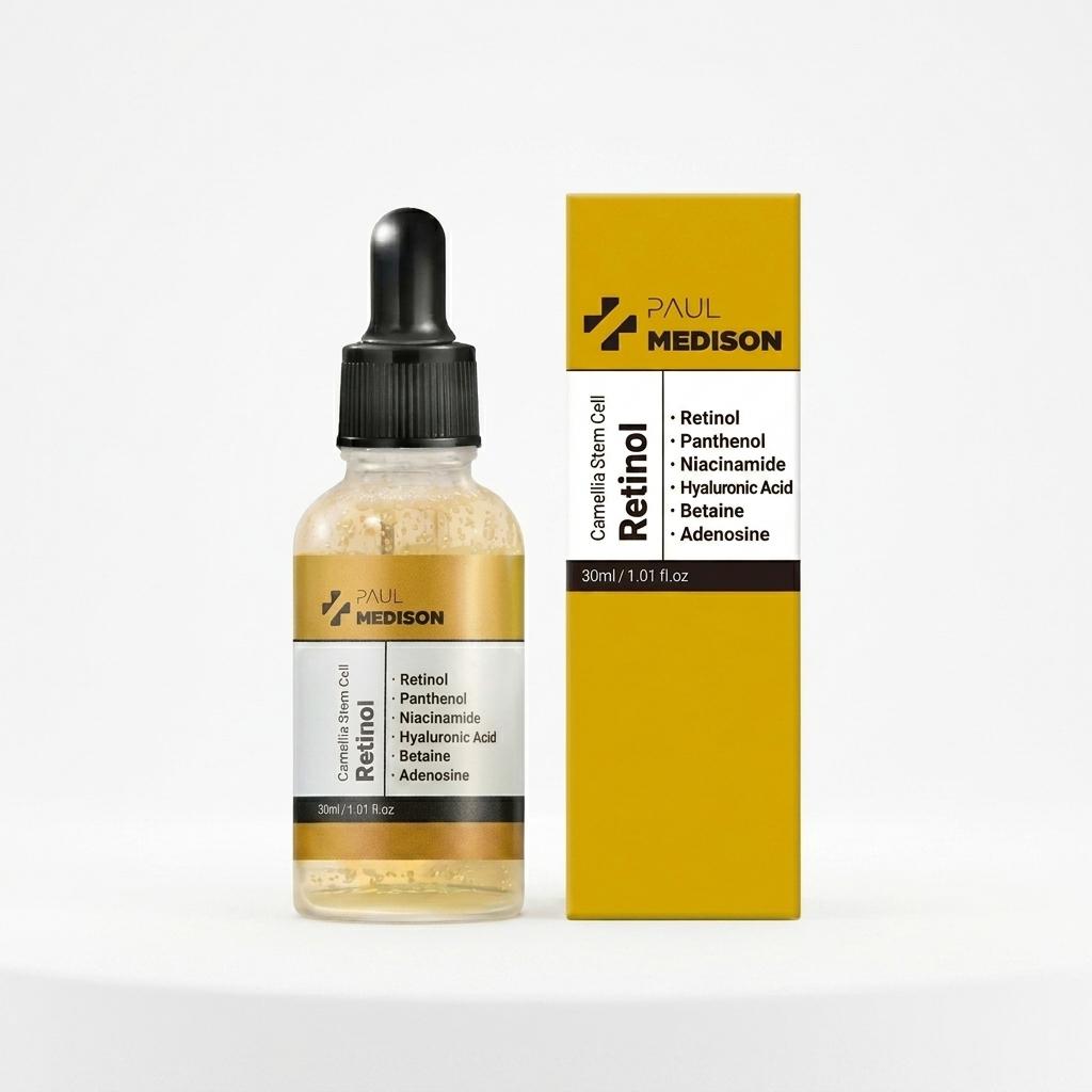 PAUL MEDISON Camellia Stem Cell Retinol Ampoule (30ml) - [KOREAN SKINCARE] Intensive Firming & Youth Radiance Serum