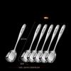 6 Pcs LFGB Certified Pure 304 Stainless Steel Dining Spoons Ultra Thick Flat Head Spoon Shovel-shape Scoop for Rice and Salad4
