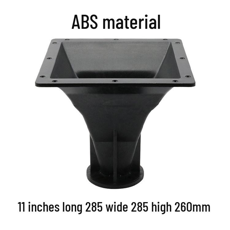 Speaker Tweeter Horn Driver: 4-14 inch, Flat/Screw Mouth, Plastic Horn