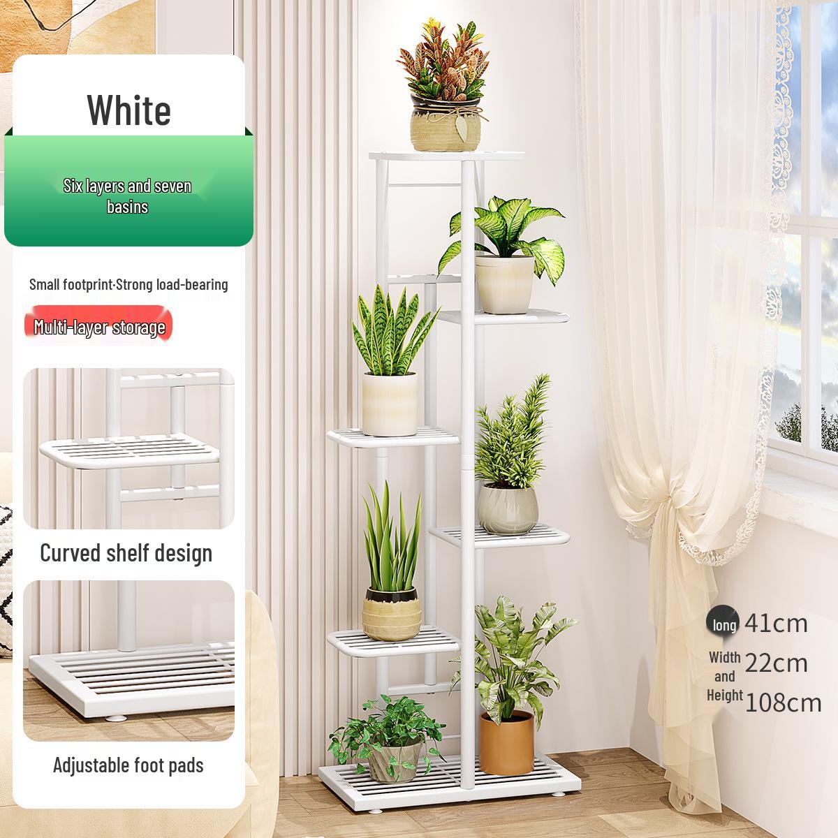 

Европейская кованая железная подставка для цветов - Многоярусная подставка для суккулентов и горшков для помещений/улицы