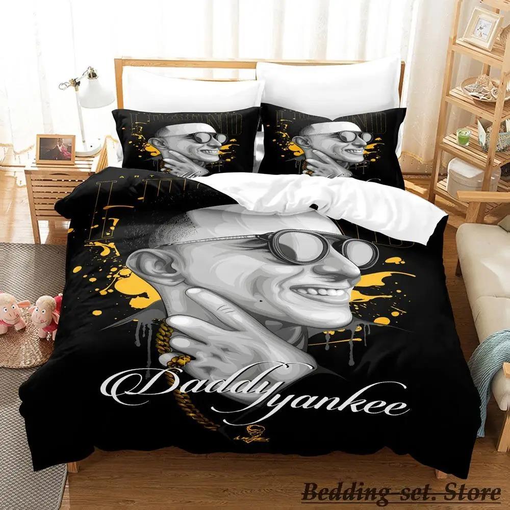 Daddy Yankee Bedding Set Single Twin Full Queen King Size Bed Set Aldult Kid Bedroom Duvetcover Sets Anime parure de lit Bed